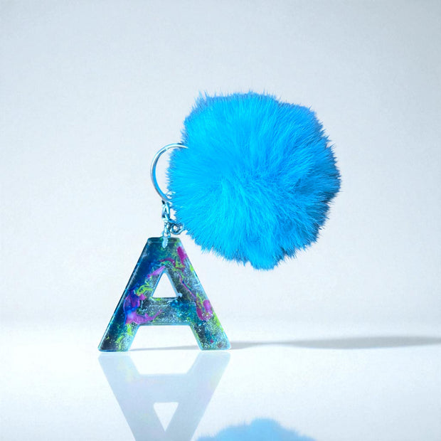 Assorted letter keychains