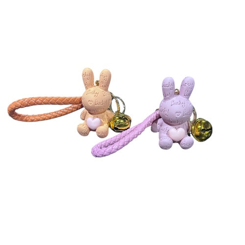 Lucky bunny keychain