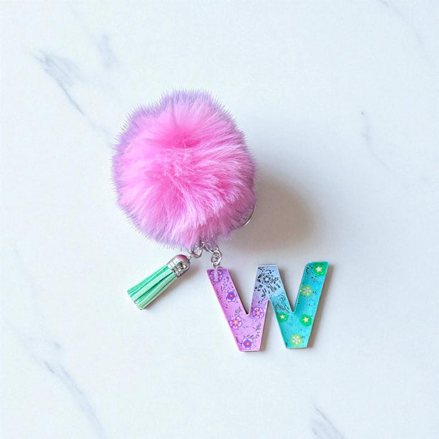 Assorted letter keychains