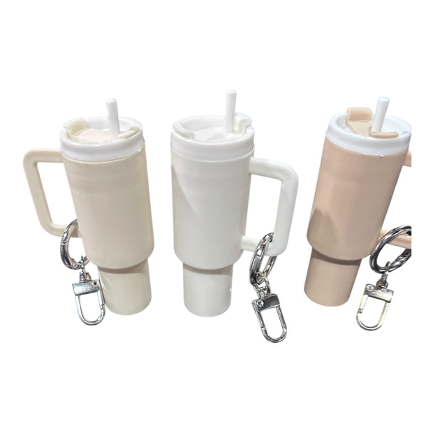 Mini tumbler keychain
