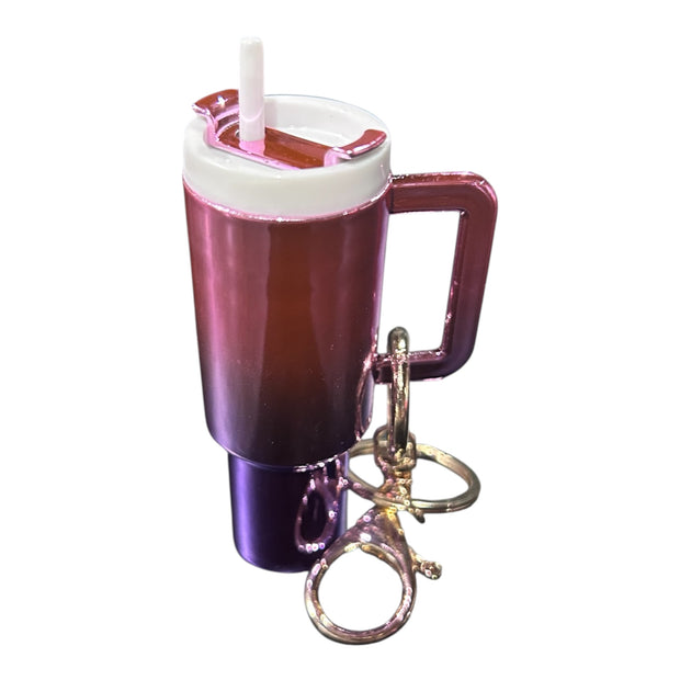 Mini tumbler keychain