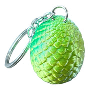 Multicoloured Egg keyring