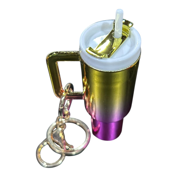 Mini tumbler keychain