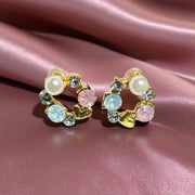 Elegant alloy earrings