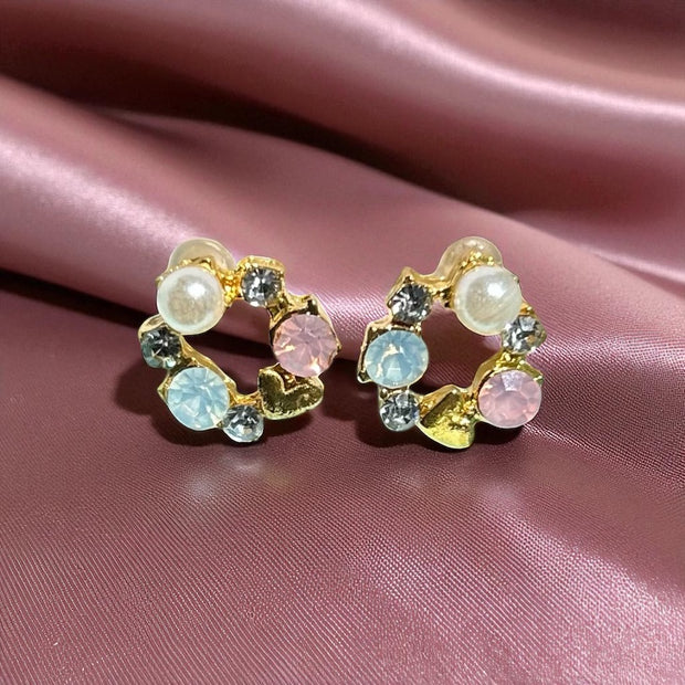 Elegant alloy earrings