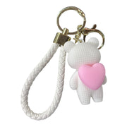 Heart Bear Keychain