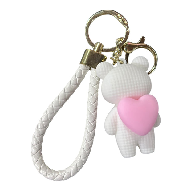 Heart Bear Keychain