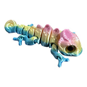 Chameleon with realistic eyes