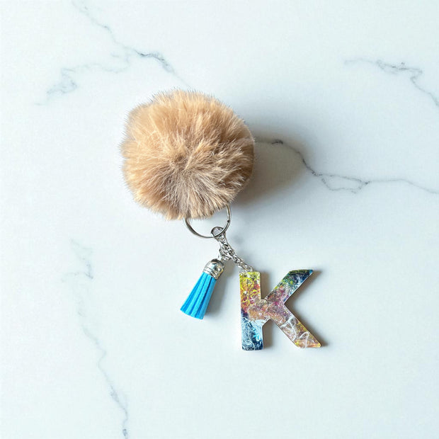 Assorted letter keychains