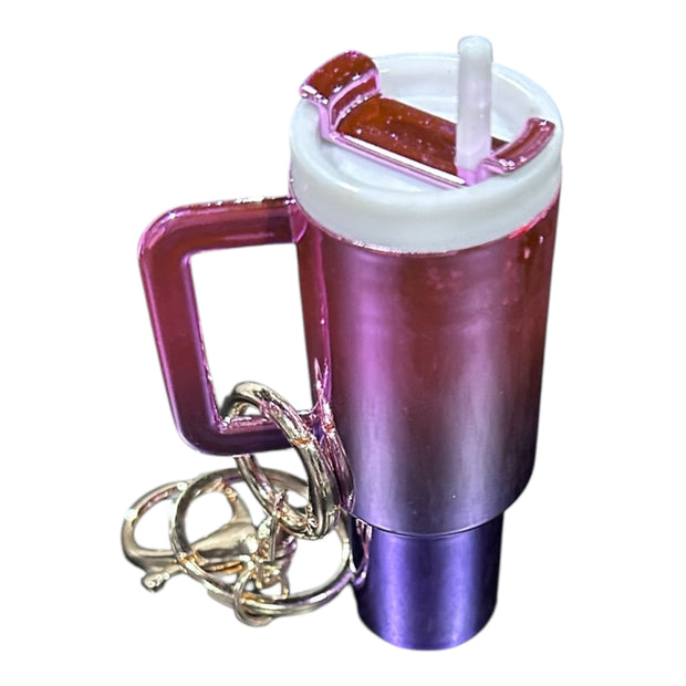 Mini tumbler keychain